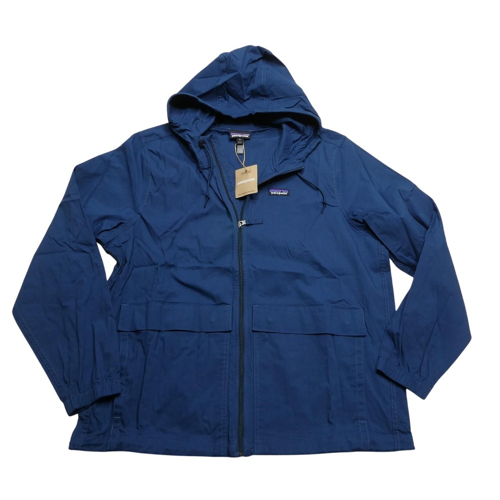 Patagonia Jacket‎ Mens XL Blue Nomader Hoody Tidepool Hiking Windbreaker Shell